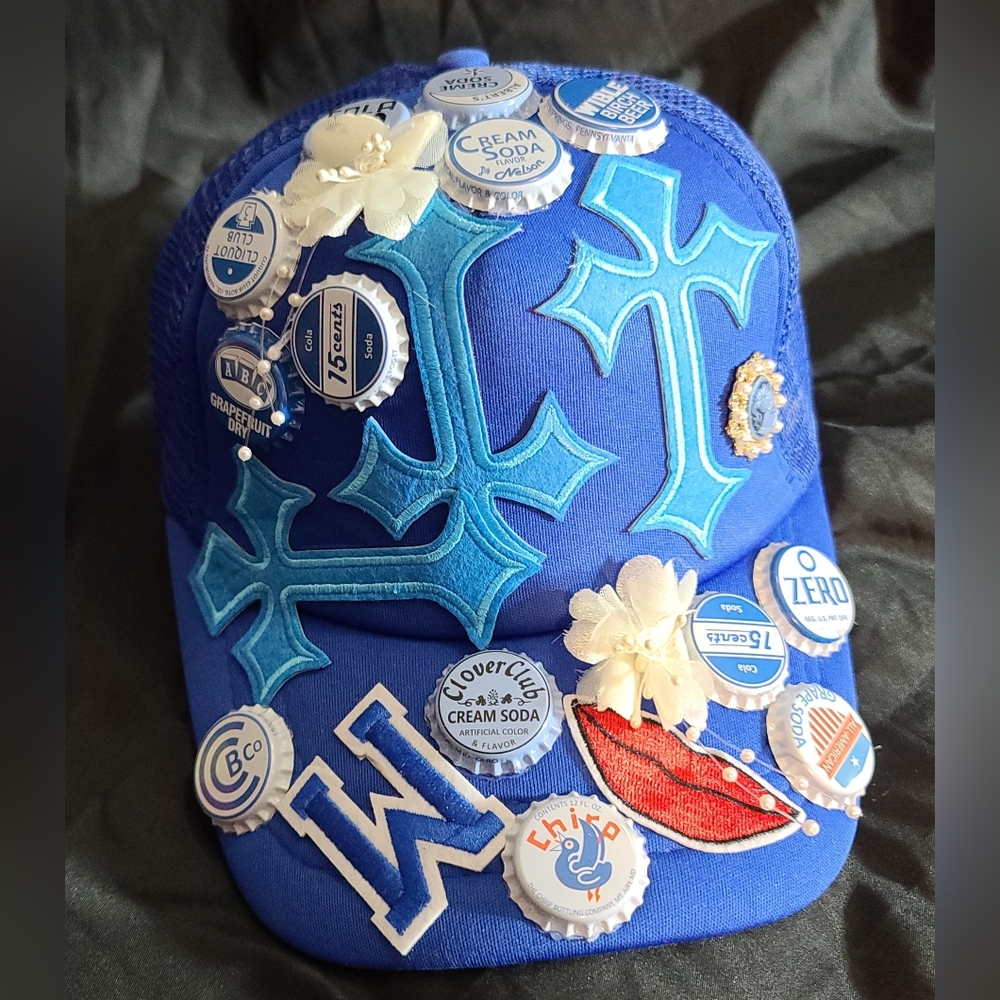 Fly BluetiBlue Unique Bottlecap Hat